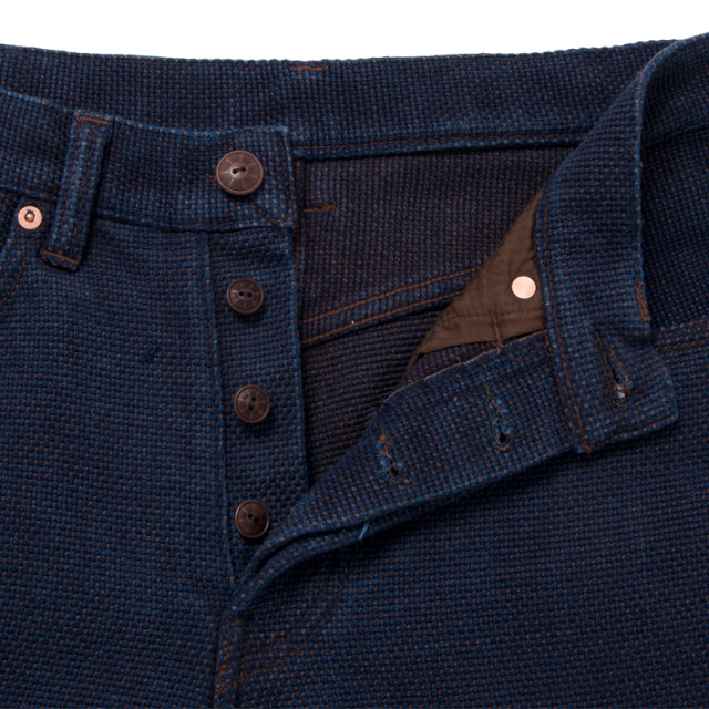 Kakishibu Sashiko Jeans [1831] Big Size