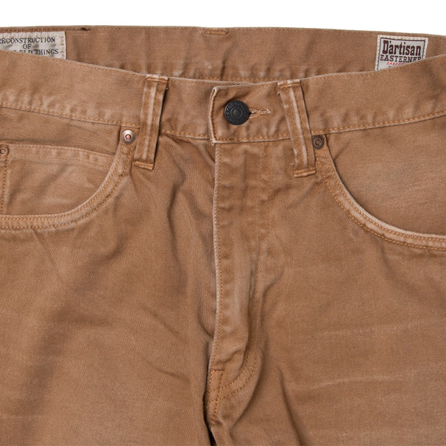 Kaki-Dyed Eastern Jeans [1840-KAKI]