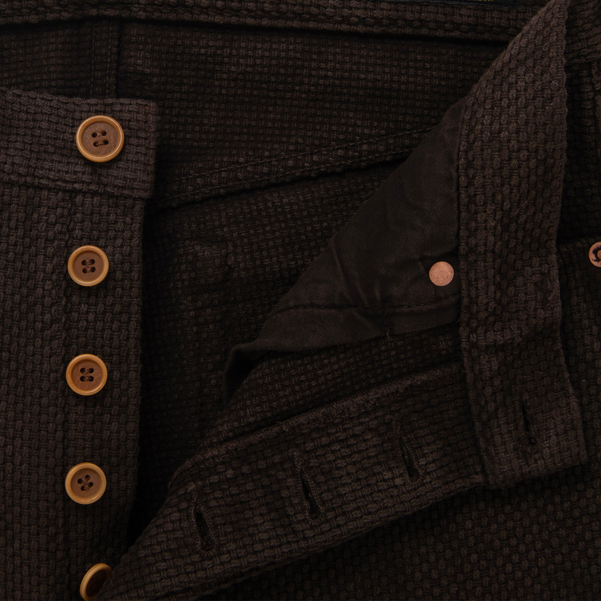 Amami Oshima Mud-Dyed Sashiko Jeans [1914]