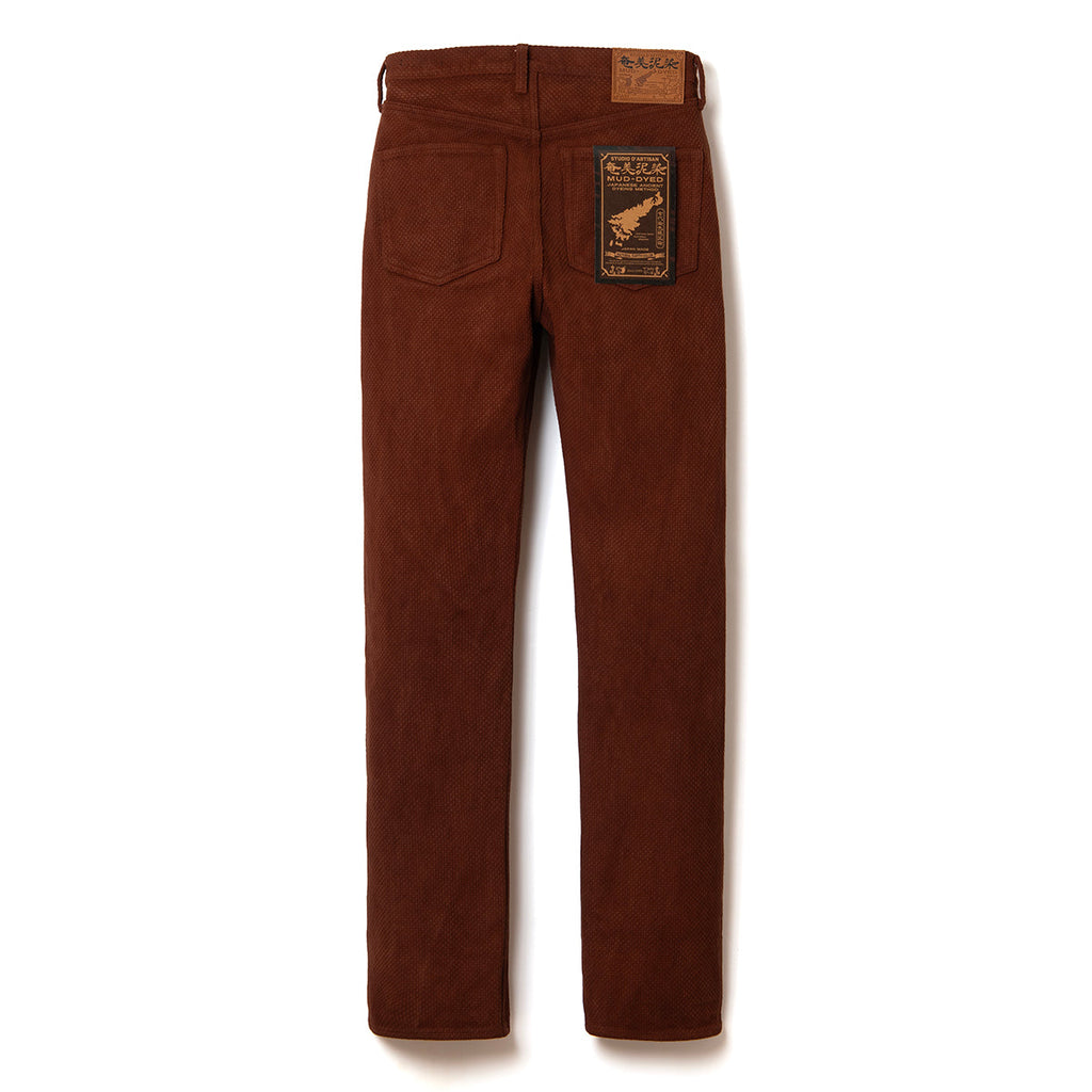 Amami Oshima Mud-Dyed Sashiko Jeans [1914]