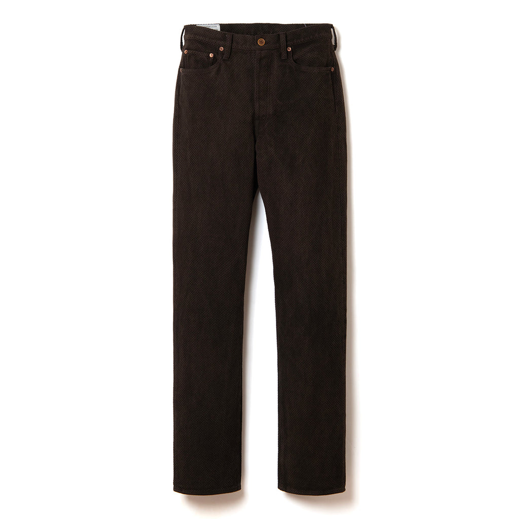 Amami Oshima Mud-Dyed Sashiko Jeans [1914]