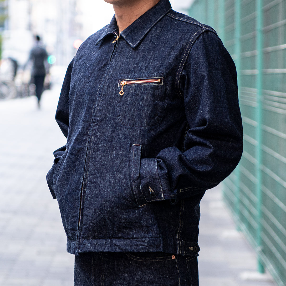 Tailor Denim Zip Jacket [OR-402]