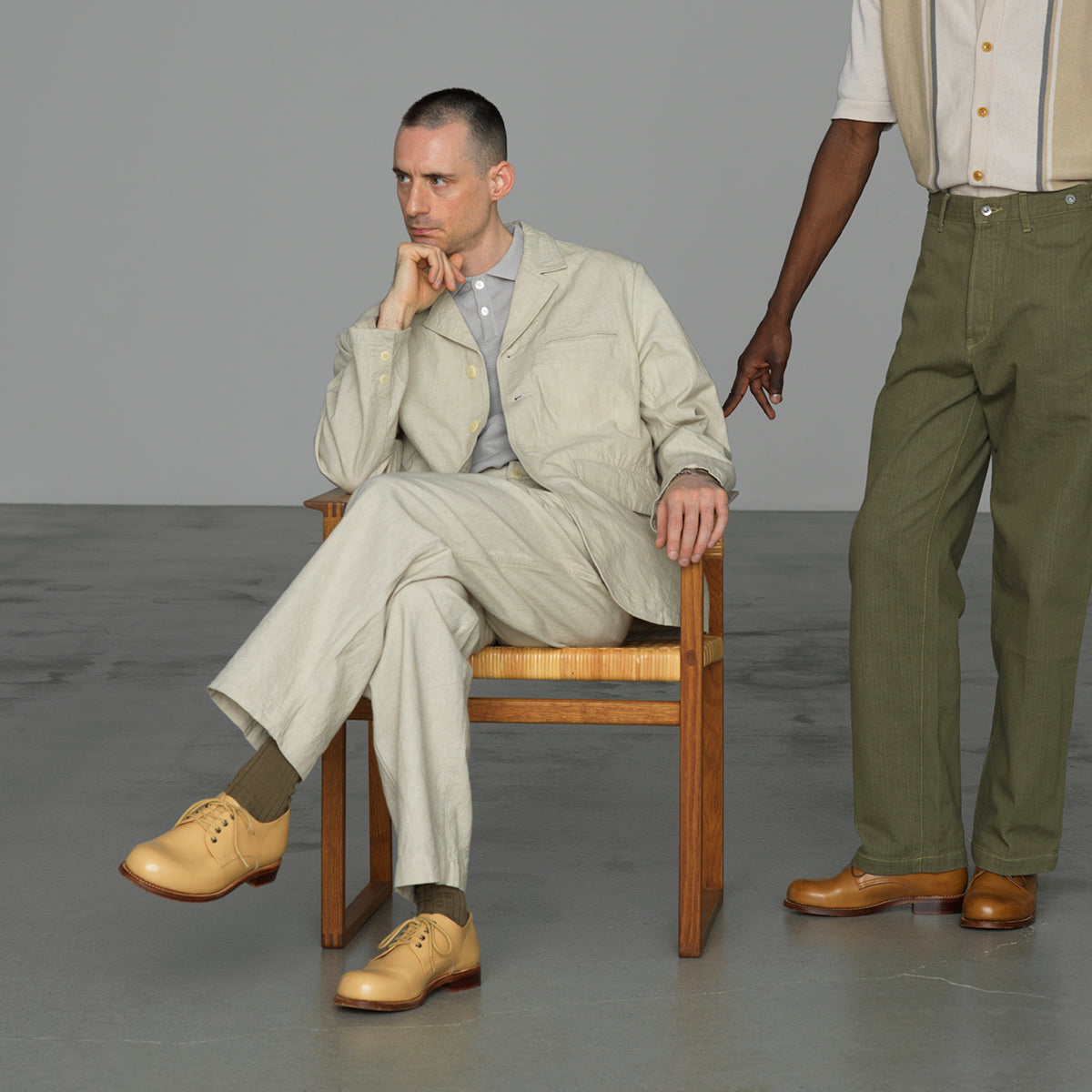 Cotton Linen Trousers  [OR-1121]