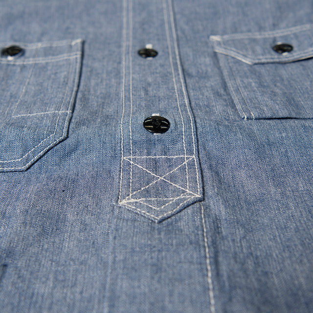 Chambray Long Sleeve Work Shirt [5333A]