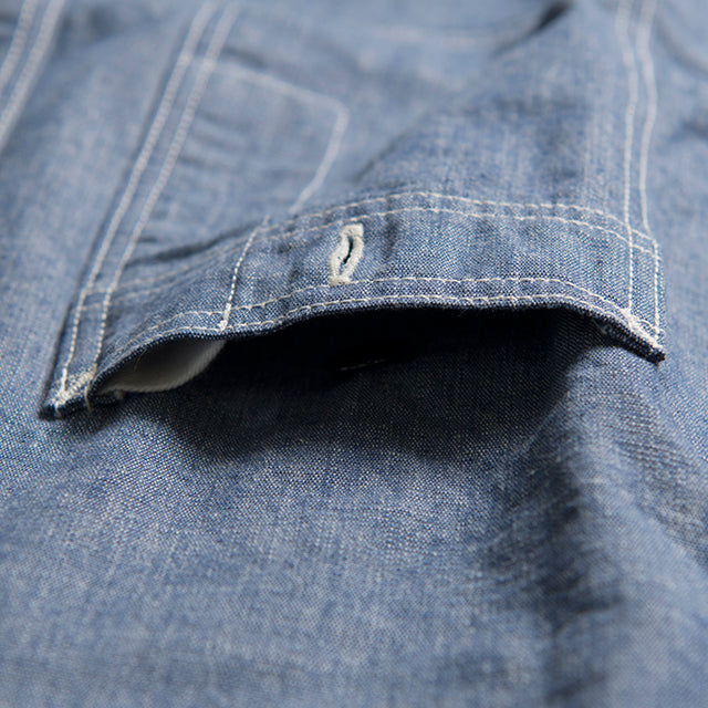 Chambray Long Sleeve Work Shirt [5333A]