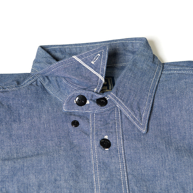 Chambray Long Sleeve Work Shirt [5333A]