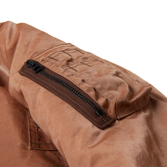 Persimmon-Dyed MA-1 Jacket [4599]