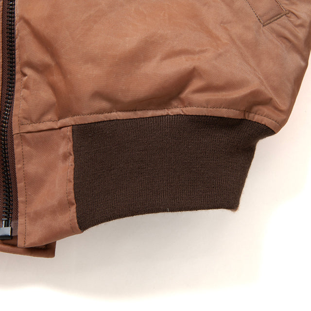Persimmon-Dyed MA-1 Jacket [4599]