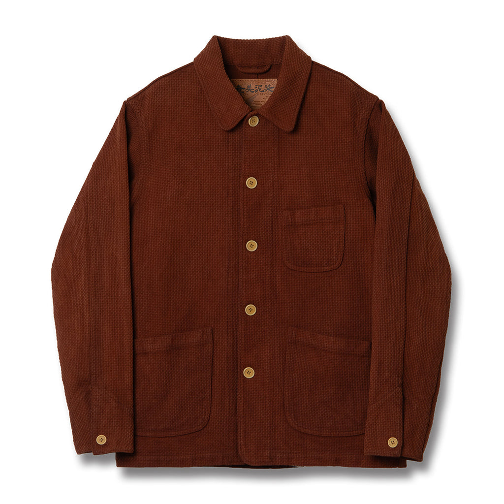 Amami Oshima Mud-Dyed Sashiko Jacket [4632]