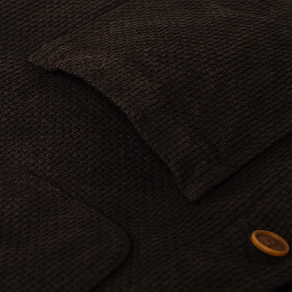 Amami Oshima Mud-Dyed Sashiko Vest [4637]