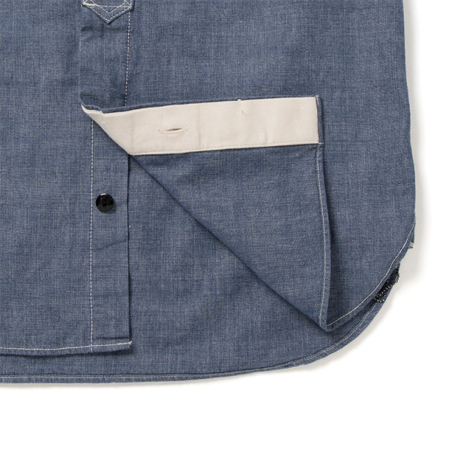 Chambray Short Sleeve Work Shirt [5333A-S]