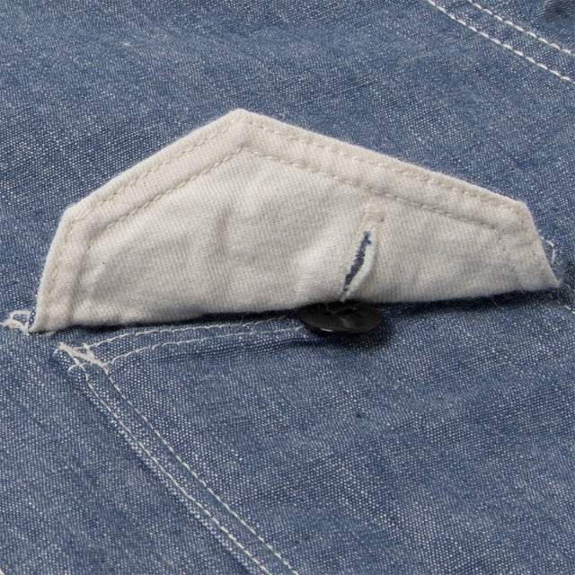 Chambray Short Sleeve Work Shirt [5333A-S]