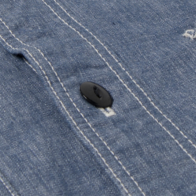 Chambray Short Sleeve Work Shirt [5333A-S]