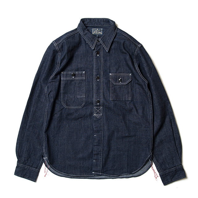 Denim Long Sleeve Work Shirt [5333B]