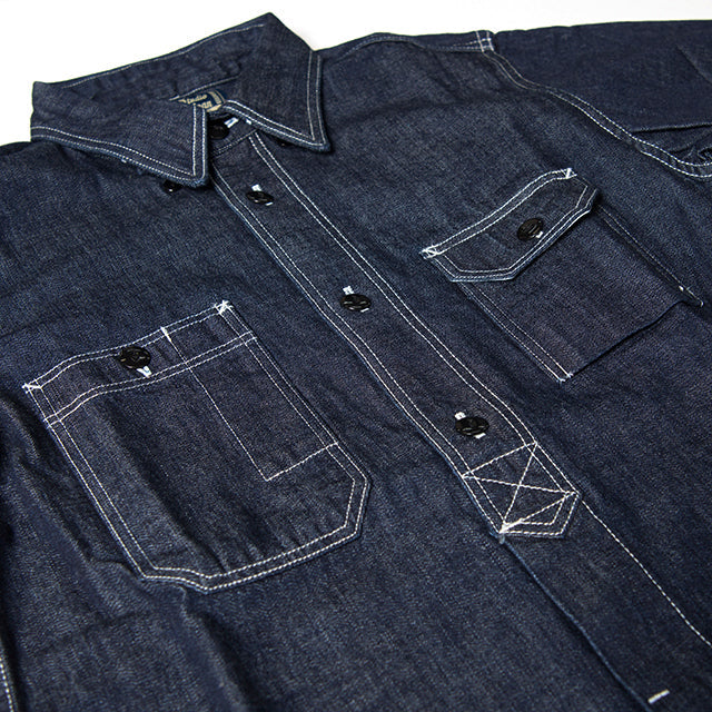 Denim Long Sleeve Work Shirt [5333B]