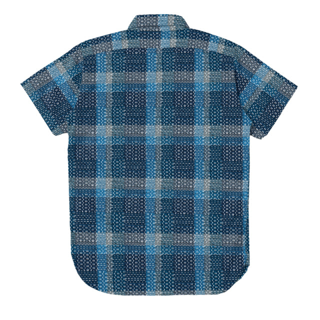 Noragi Sashiko Short Sleeve Shirt [5657]