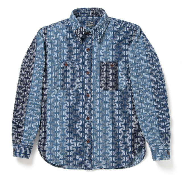 Katsuo Sashiko Shirt [5658]