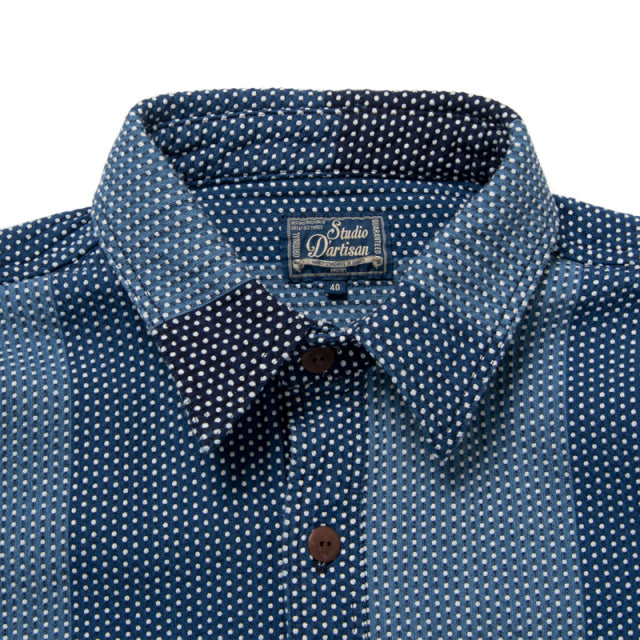 Katsuo Sashiko Shirt [5658]