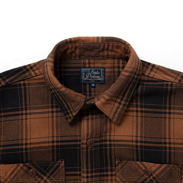 Kakishibu Flannel Shirt [5659]