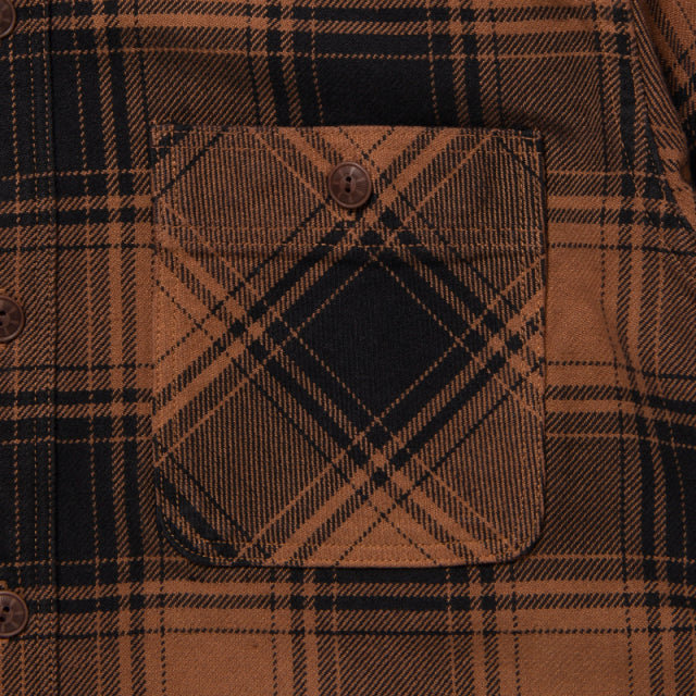 Kakishibu Flannel Shirt [5659]