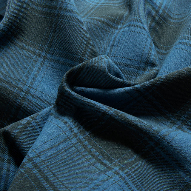Indigo-Dyed Flannel Shirt [5664]