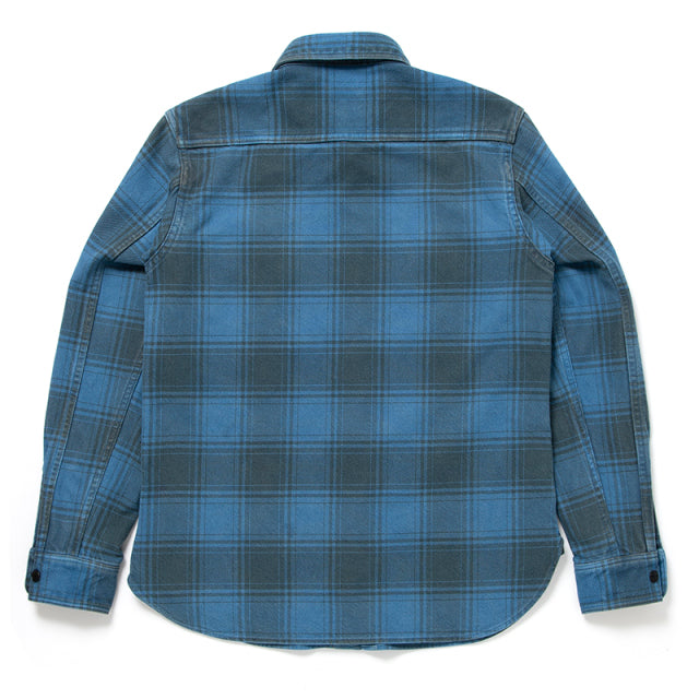Indigo-Dyed Flannel Shirt [5664]