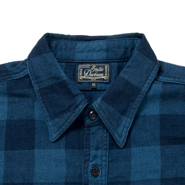 Indigo Check Shirt [5674]
