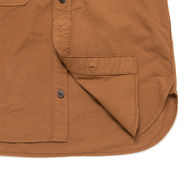 Kaki-Dyed Short Sleeve Shirt [5675-KAKI]