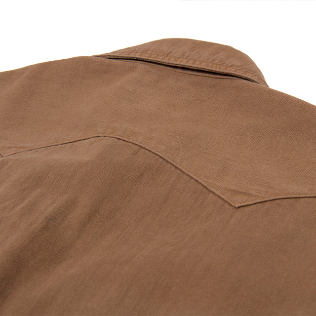 Natural Dyed Denim Shirt [5680]