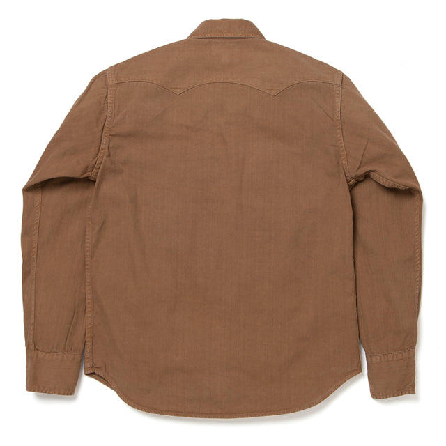 Natural Dyed Denim Shirt [5680]