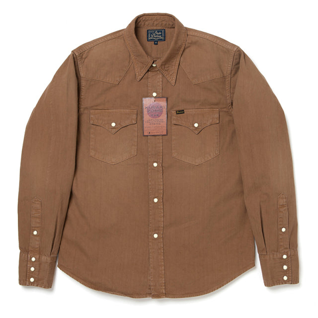 Natural Dyed Denim Shirt [5680]