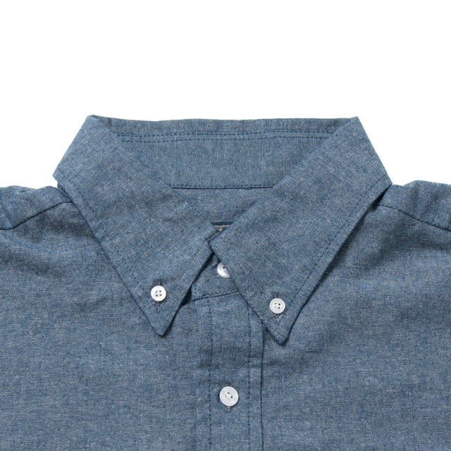 Chambray Button-Down Shirt [5693]