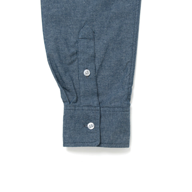 Chambray Button-Down Shirt [5693]