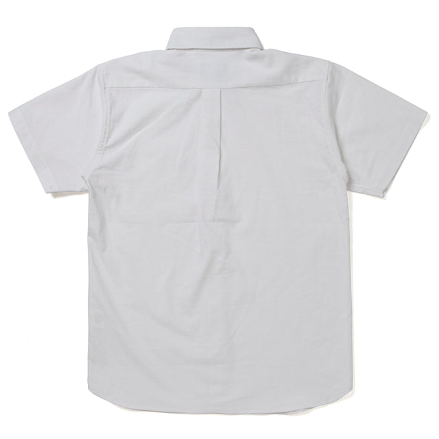 Short Sleeve Chambray Button-Down Shirt [5694]