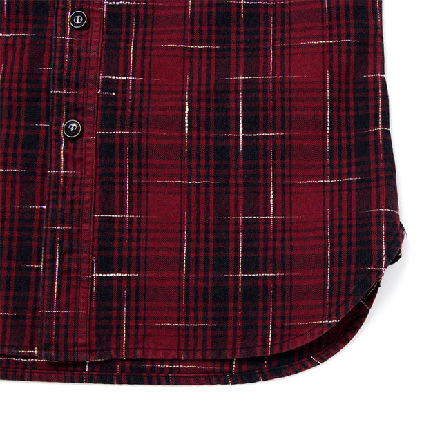 Distressed Ikat Check Shirt [5698]