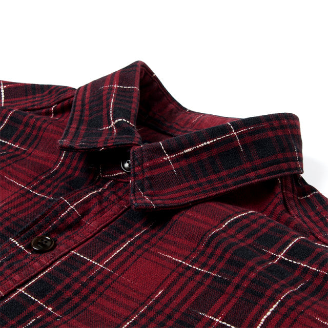 Distressed Ikat Check Shirt [5698]