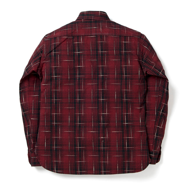 Distressed Ikat Check Shirt [5698]