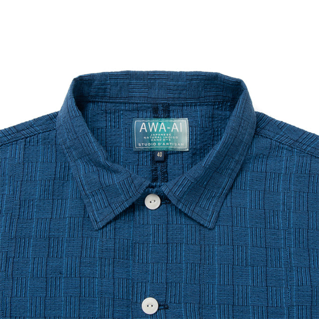 Awa Shijira Weave Long Sleeve Shirt [5706B]