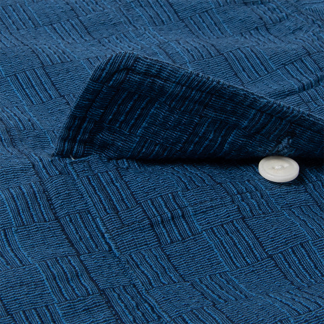 Awa Shijira Weave Long Sleeve Shirt [5706B]