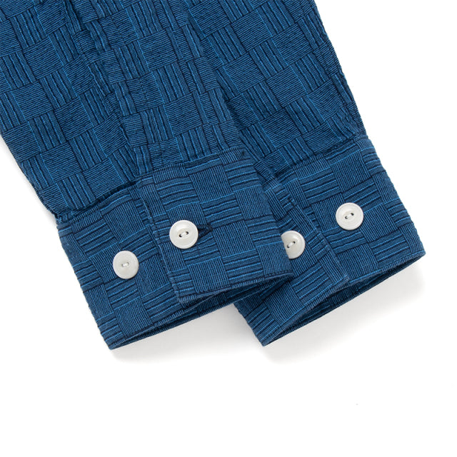 Awa Shijira Weave Long Sleeve Shirt [5706B]
