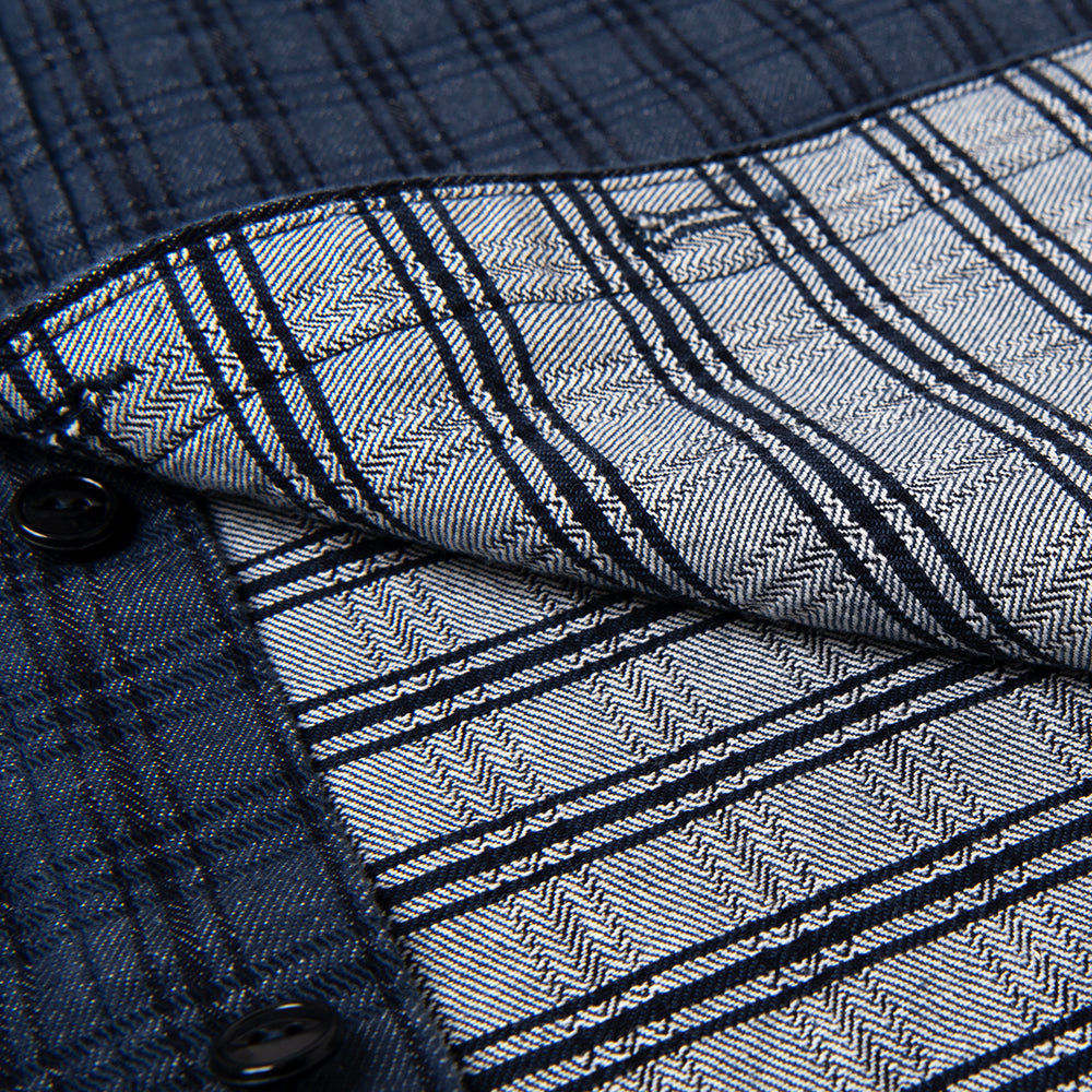 13oz Jacquard Check Shirt [5734]