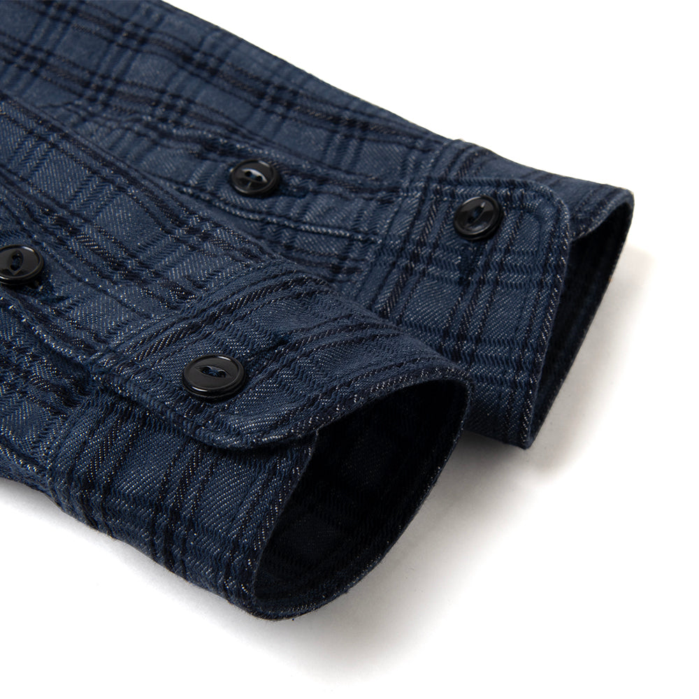 13oz Jacquard Check Shirt [5734]