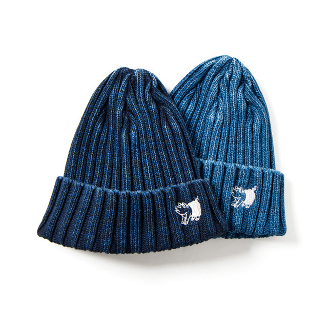 Indigo Knit Cap [7481] – STUDIO D'ARTISAN INTERNATIONAL CO., LTD