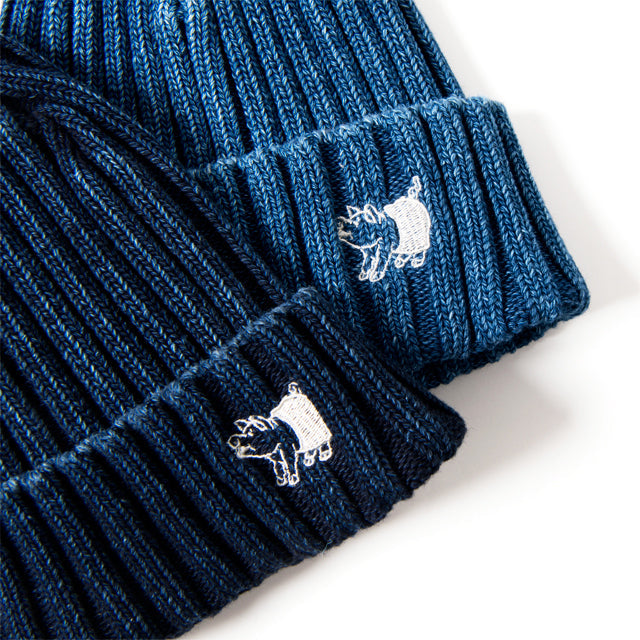 Indigo Knit Cap [7481]