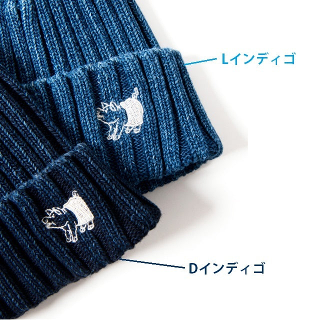 Indigo Knit Cap [7481] – STUDIO D'ARTISAN INTERNATIONAL CO., LTD