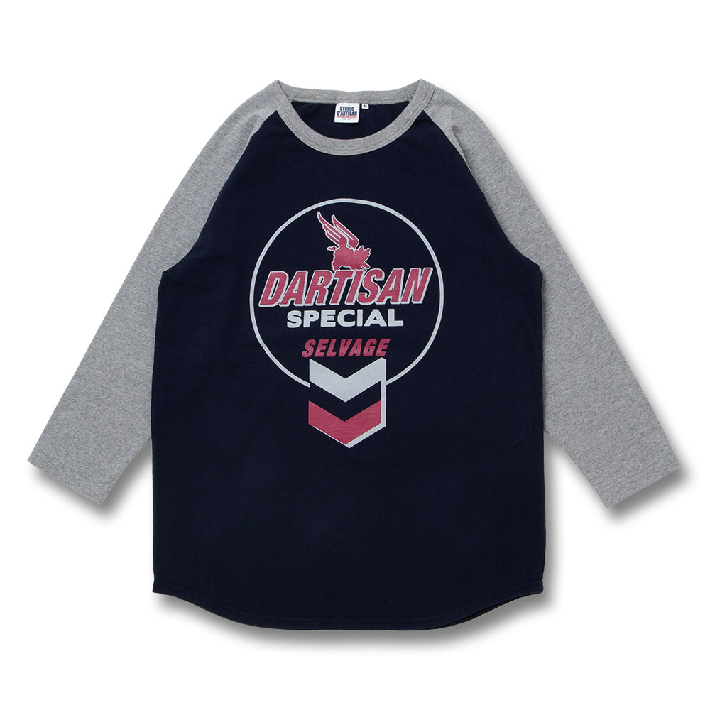 Raglan 3/4 Sleeve T-Shirt [8196A]
