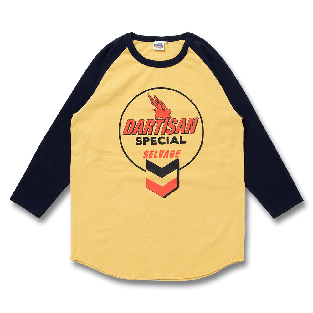 Raglan 3/4 Sleeve T-Shirt [8196A]