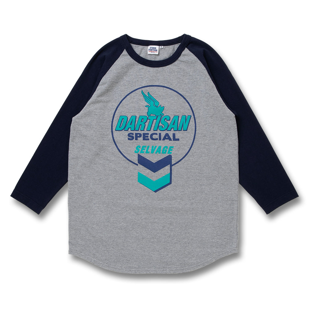 Raglan 3/4 Sleeve T-Shirt [8196A]