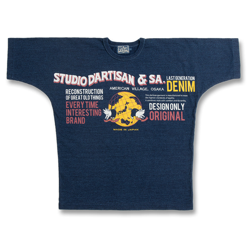 Rope Indigo Banner T-Shirt [8200]