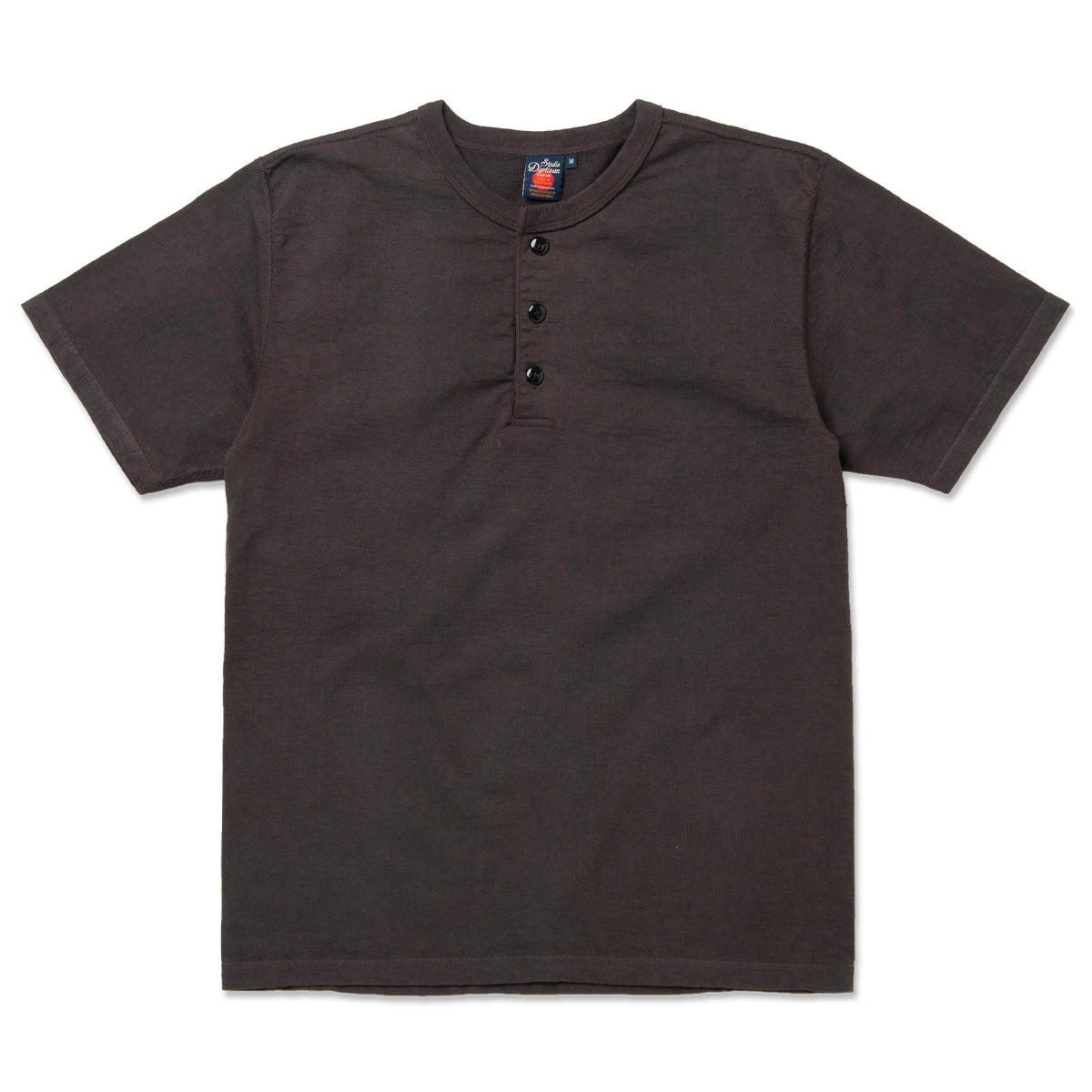 Terry Loop Henley Neck Pack T-Shirt [8213]